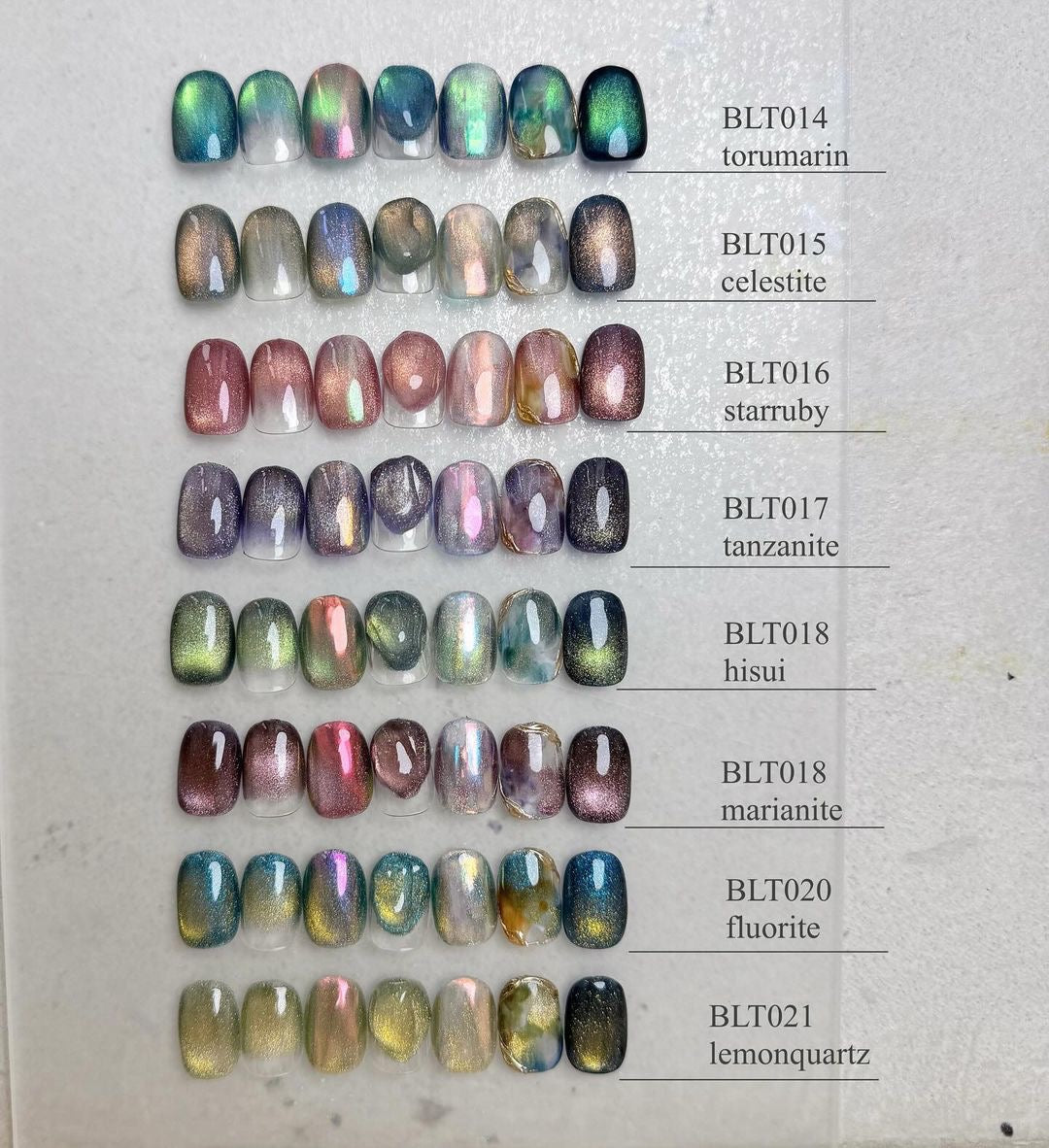 [BLT017] Tanzanite [Bella Nail Label]