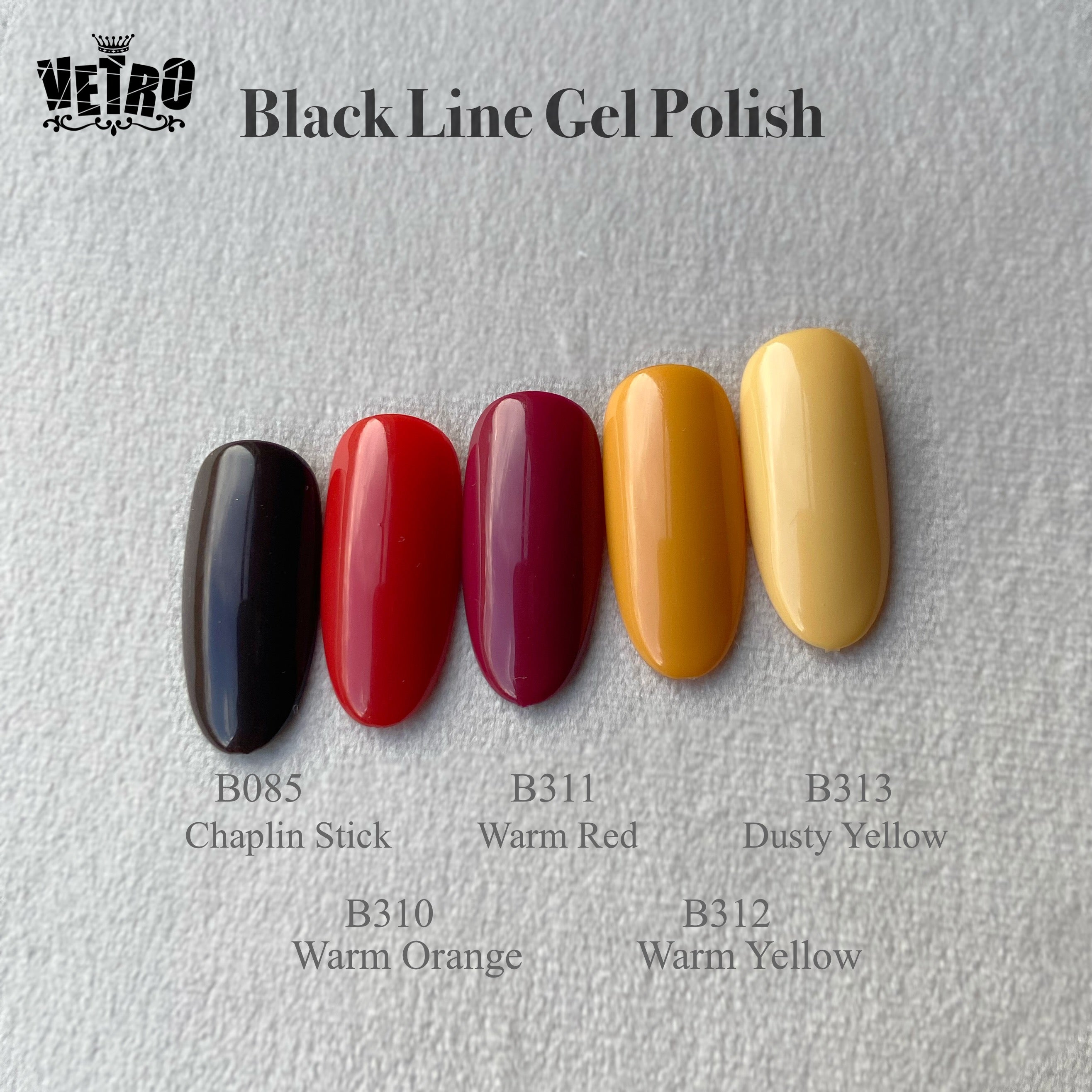 [B310] Warm Orange [Black Line]